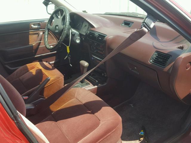 JHMCB7643LC072273 - 1990 HONDA ACCORD DX RED photo 5