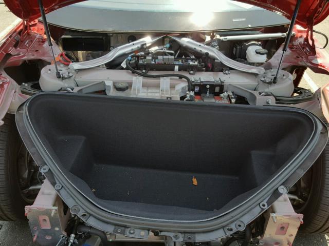 5YJSA1E13GF157062 - 2016 TESLA MODEL S RED photo 7