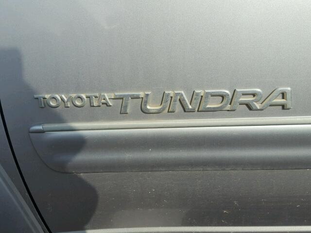 5TBDT44144S438549 - 2004 TOYOTA TUNDRA DOU SILVER photo 9