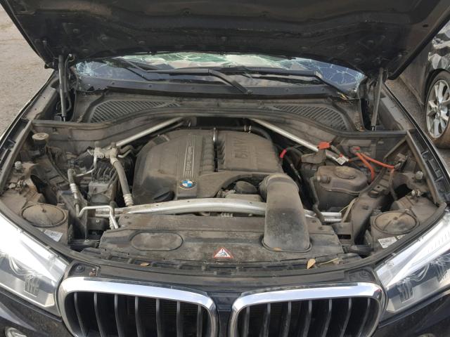 5UXKR0C59F0P12407 - 2015 BMW X5 XDRIVE3 BLACK photo 7