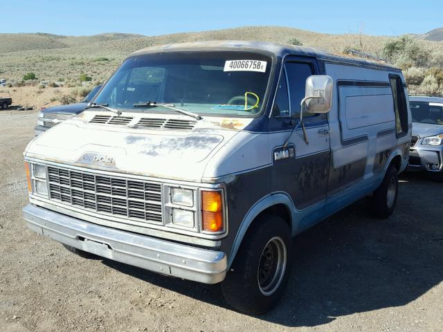 2B7HB23R4CK183392 - 1982 DODGE RAM VAN B2 TWO TONE photo 2