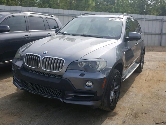 5UXFE83537LZ42939 - 2007 BMW X5 4.8I GRAY photo 2