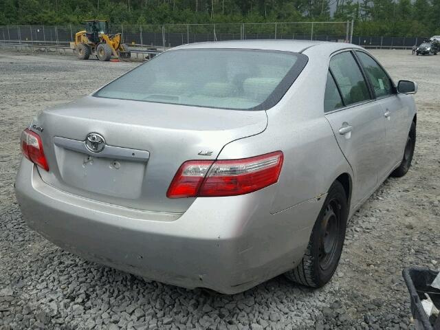 4T1BE46K47U028165 - 2007 TOYOTA CAMRY NEW SILVER photo 4