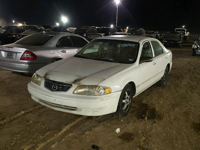 1YVGF22C315208419 - 2001 MAZDA 626 ES WHITE photo 2