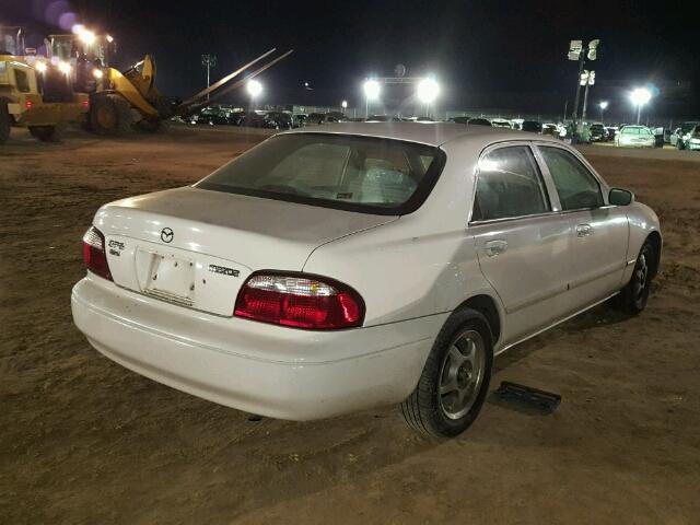 1YVGF22C315208419 - 2001 MAZDA 626 ES WHITE photo 4