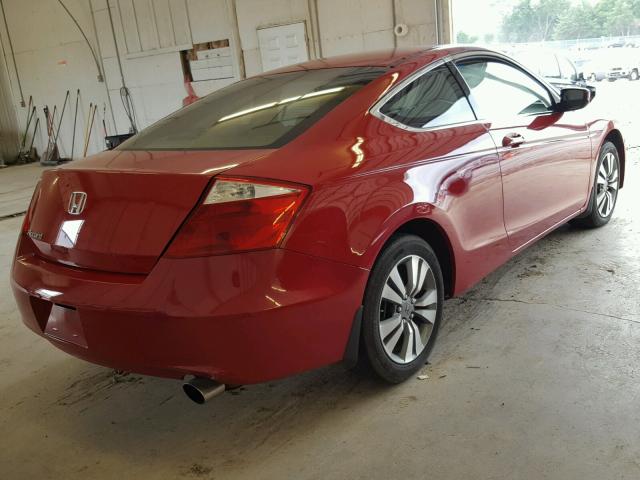 1HGCS12358A026928 - 2008 HONDA ACCORD LX- RED photo 4