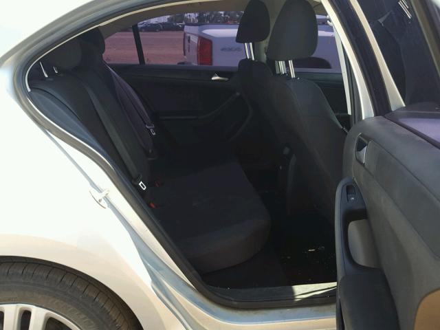 3VW2K7AJ1FM217031 - 2015 VOLKSWAGEN JETTA BASE 银色 照片 6