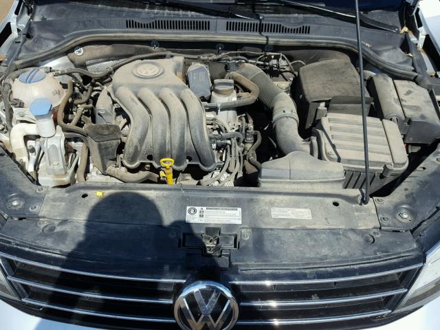 3VW2K7AJ1FM217031 - 2015 VOLKSWAGEN JETTA BASE 银色 照片 7