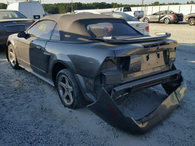 1FAFP45X74F241906 - 2004 FORD MUSTANG GT GRAY photo 3