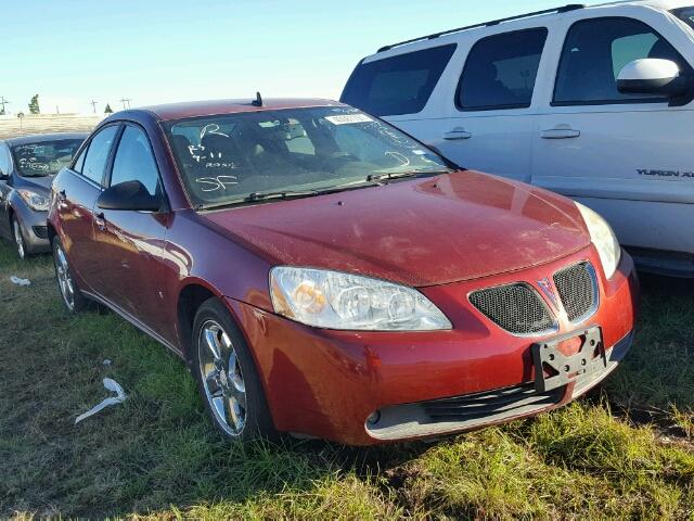 1G2ZH57N184231450 - 2008 PONTIAC G6 BURGUNDY photo 1