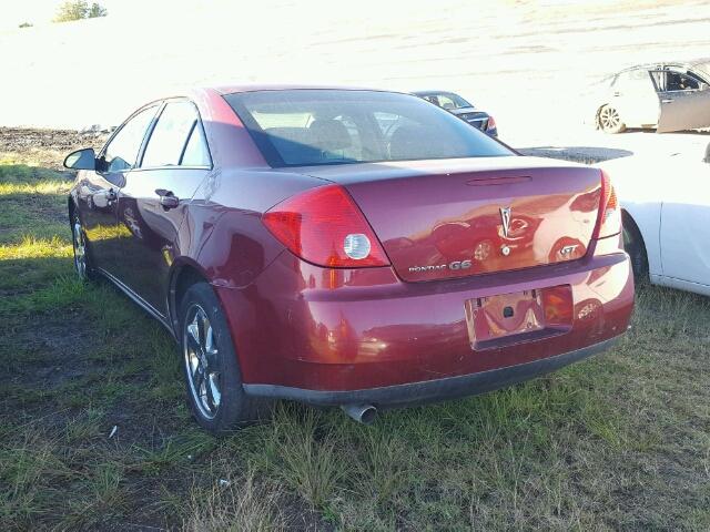 1G2ZH57N184231450 - 2008 PONTIAC G6 BURGUNDY photo 3