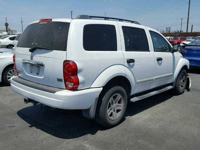 1D8HD58D25F538992 - 2005 DODGE DURANGO LI WHITE photo 4