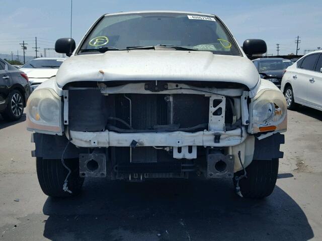 1D8HD58D25F538992 - 2005 DODGE DURANGO LI WHITE photo 9