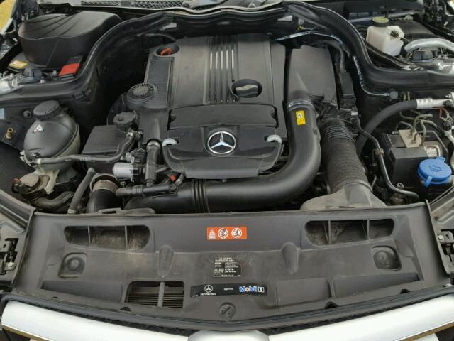 WDDGJ4HB0DF981223 - 2013 MERCEDES-BENZ C 250 BLACK photo 7