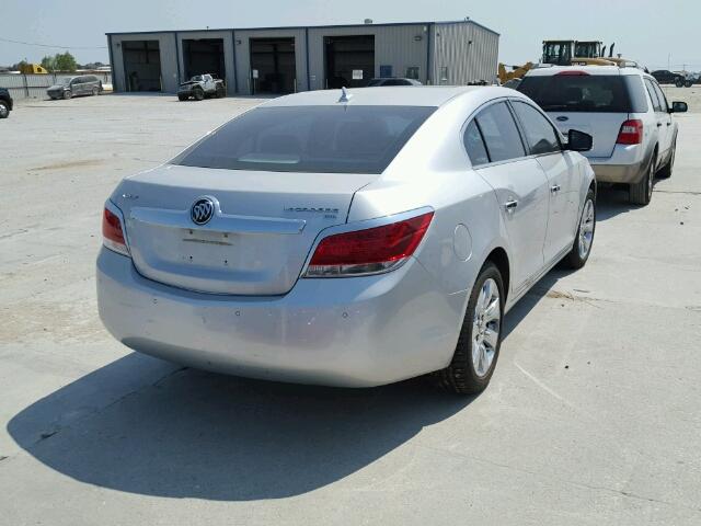 1G4GC5EG4AF277530 - 2010 BUICK LACROSSE SILVER photo 4