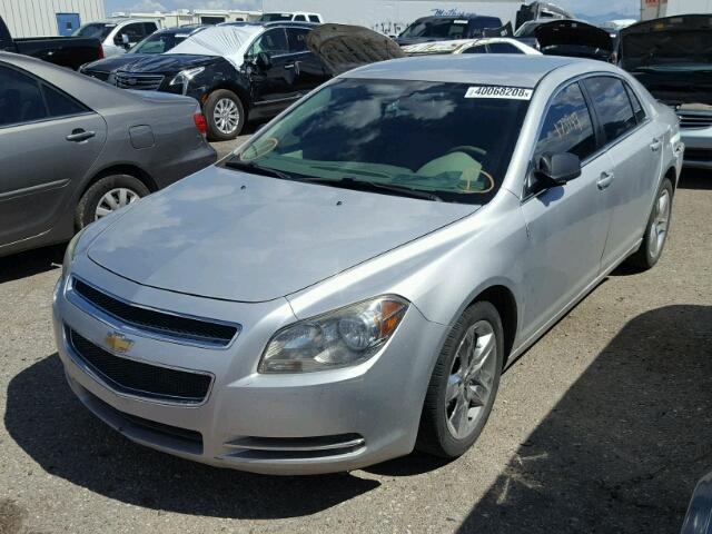 1G1ZA5EU2BF161214 - 2011 CHEVROLET MALIBU LS SILVER photo 2
