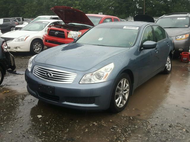 JNKCV61F39M356239 - 2009 INFINITI G37 BLUE photo 2