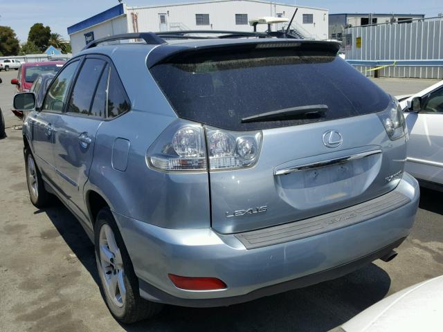 JTJHA31U540070762 - 2004 LEXUS RX 330 BLUE photo 3