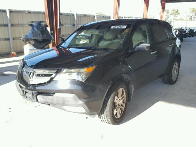 2HNYD28317H503733 - 2007 ACURA MDX TECHNO BLACK photo 2