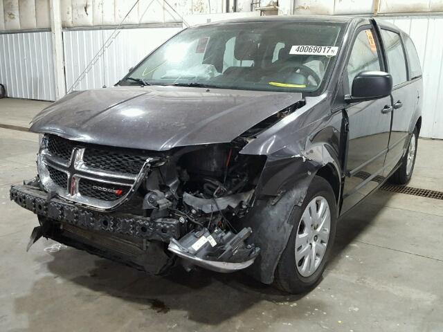 2C4RDGBG9FR683409 - 2015 DODGE GRAND CARA GRAY photo 2