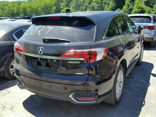 5J8TB4H32GL005210 - 2016 ACURA RDX BASE BLACK photo 4