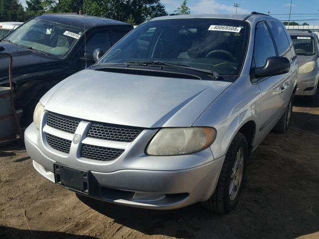 1D8GP45RX4B579034 - 2004 DODGE CARAVAN SX SILVER photo 2