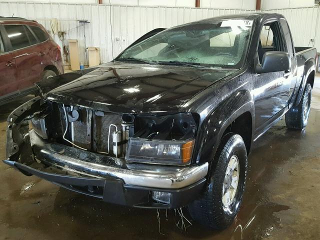 1GCDT49E388182417 - 2008 CHEVROLET COLORADO L BLACK photo 2
