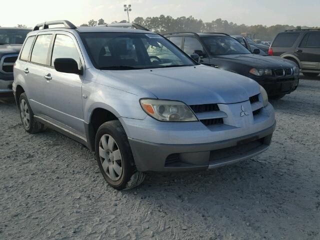 JA4LX31F06U010813 - 2006 MITSUBISHI OUTLANDER SILVER photo 1