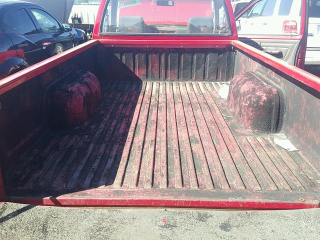 1N6HD12H6JC382077 - 1988 NISSAN D21 RED photo 6