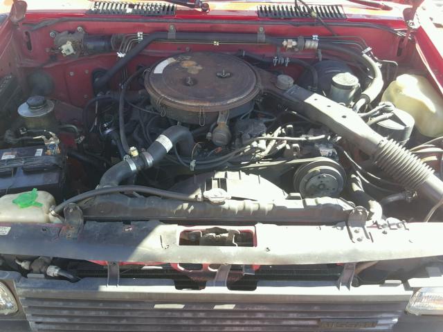 1N6HD12H6JC382077 - 1988 NISSAN D21 RED photo 7