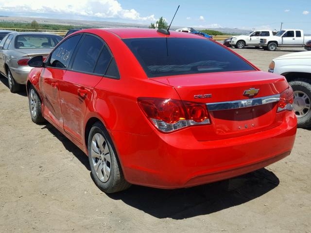 1G1P15SH5F7239189 - 2015 CHEVROLET CRUZE L RED photo 3