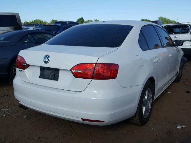 3VW1K7AJ8CM307123 - 2012 VOLKSWAGEN JETTA BASE 白色 照片 4