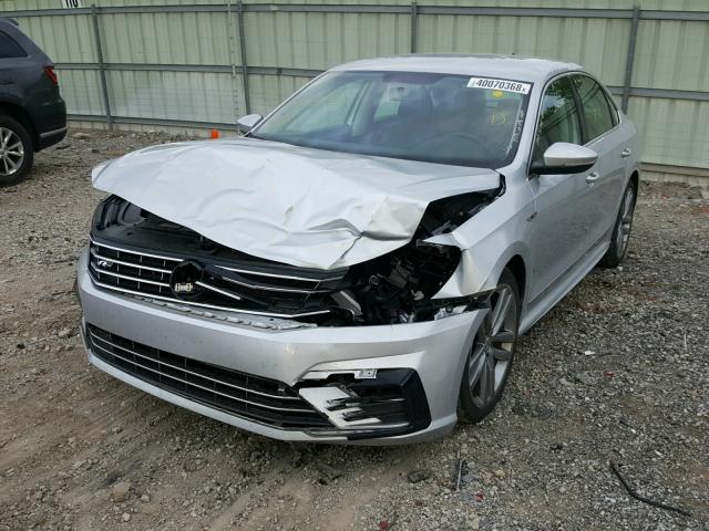 1VWDT7A34HC050773 - 2017 VOLKSWAGEN PASSAT R-L SILVER photo 2