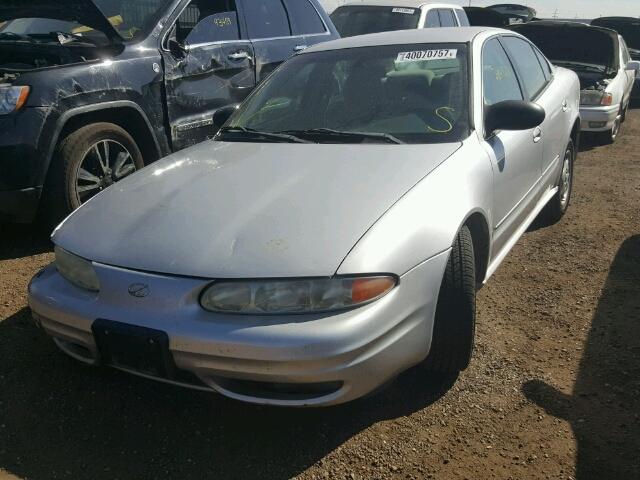 1G3NK52F22C299880 - 2002 OLDSMOBILE ALERO GX SILVER photo 2