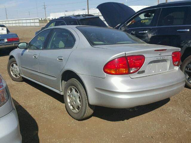 1G3NK52F22C299880 - 2002 OLDSMOBILE ALERO GX SILVER photo 3