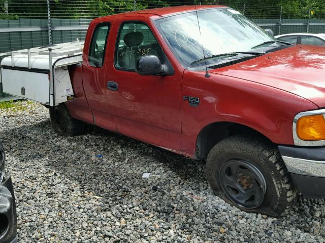 2FTRX18W54CA29798 - 2004 FORD F-150 HERI RED photo 9