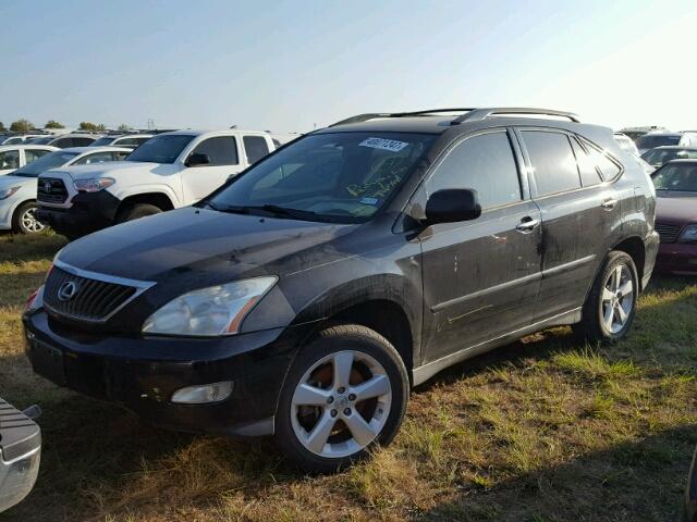 2T2GK31U38C036211 - 2008 LEXUS RX BLACK photo 2