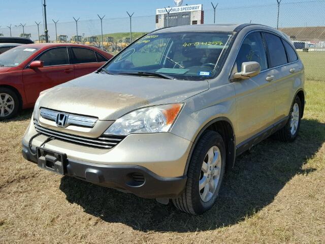 5J6RE48717L801749 - 2007 HONDA CR-V EXL GOLD photo 2