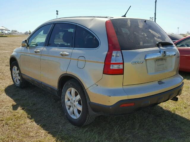 5J6RE48717L801749 - 2007 HONDA CR-V EXL GOLD photo 3