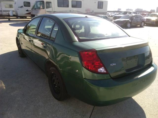 1G8AJ52FX4Z166571 - 2004 SATURN ION LEVEL GREEN photo 3