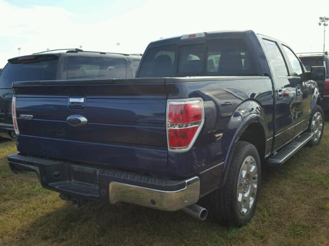 1FTFW1CT8CFB93181 - 2012 FORD F150 SUPER BLUE photo 4