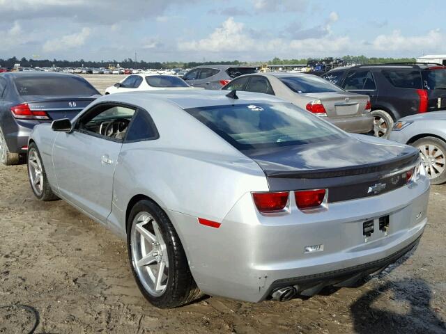 2G1FK1EJ0A9129495 - 2010 CHEVROLET CAMARO SS SILVER photo 3