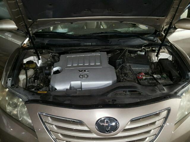 4T1BK46K39U079703 - 2009 TOYOTA CAMRY GOLD photo 7