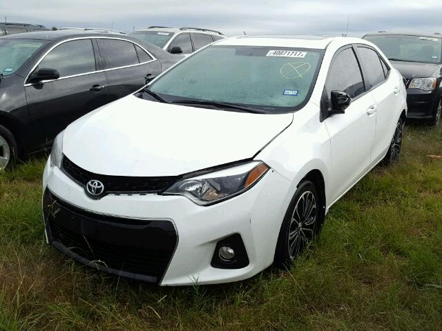 5YFBURHE3FP311728 - 2015 TOYOTA COROLLA L WHITE photo 2