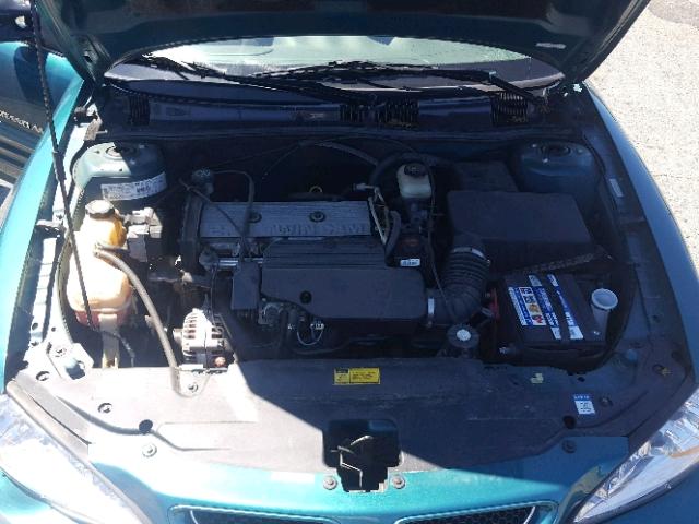 1G2NE12T4XM758600 - 1999 PONTIAC GRAND AM S Yaşıl foto 7