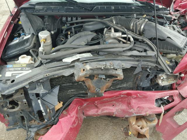 1GCCS14X6V8186186 - 1997 CHEVROLET S TRUCK MAROON photo 7