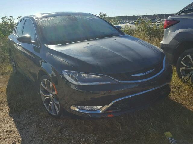 1C3CCCCG5FN661571 - 2015 CHRYSLER 200 BLACK photo 1