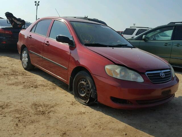 JTDBR32E960098706 - 2006 TOYOTA COROLLA RED photo 1