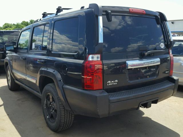 1J8HG58N47C534051 - 2007 JEEP COMMANDER შავი ფოტო 3