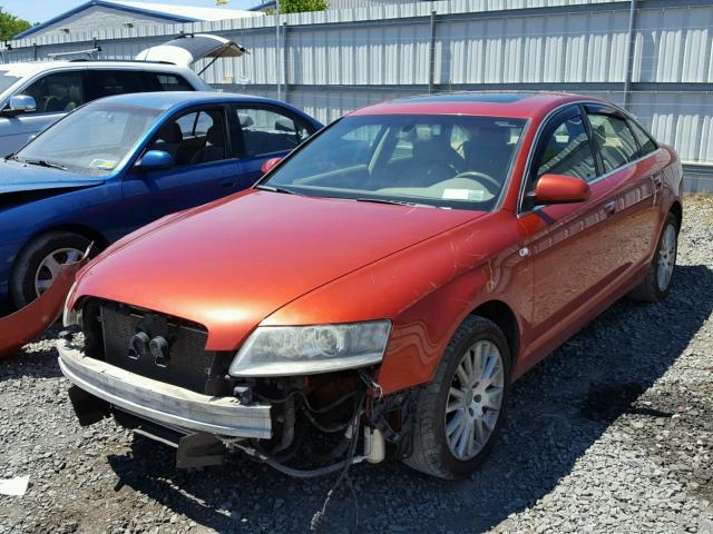 WAUDH74FX6N134394 - 2006 AUDI A6 3.2 QUA RED photo 2